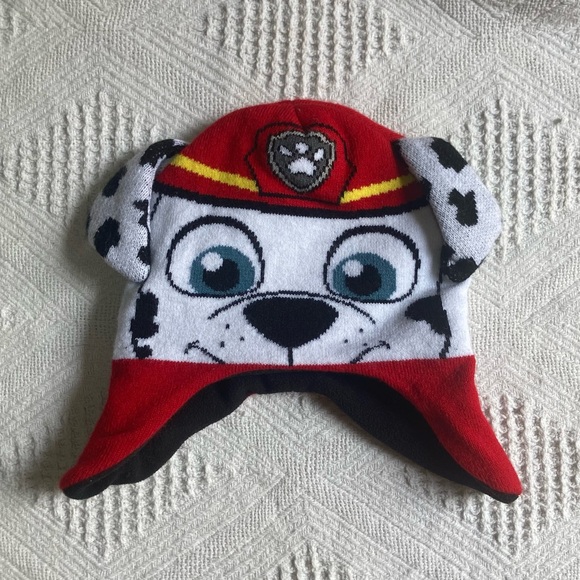 Paw Patrol Marshall Hat and Fire Truck Long Sleeve T Shirt Bundle Size 3t - Picture 4 of 7